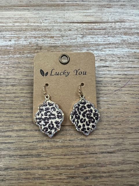 Leopard Designed Earrings