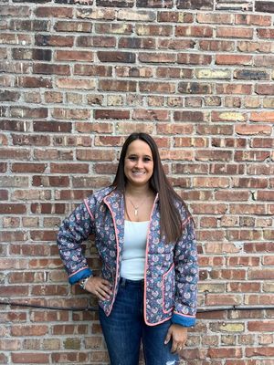 Cher block print jacket