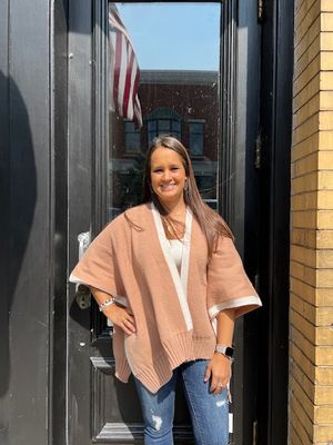 Bringham Reversible Poncho- OneSize