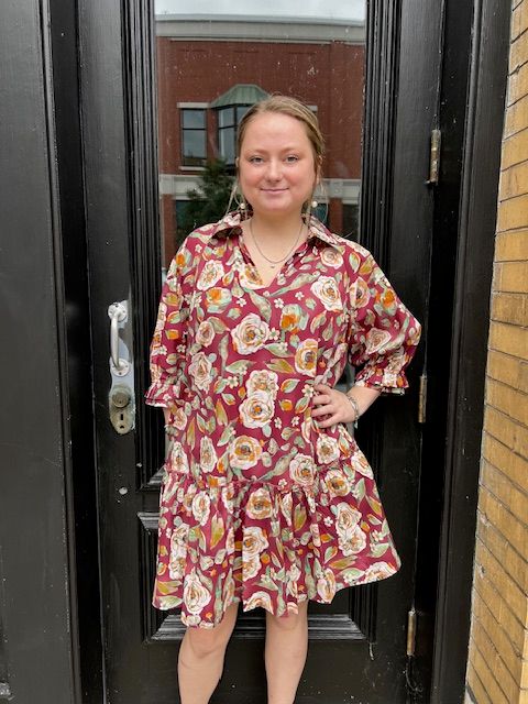 Luna Floral Shirt Dress