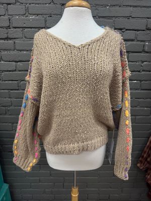 Gwen Chunky Knit Stitch Sweater