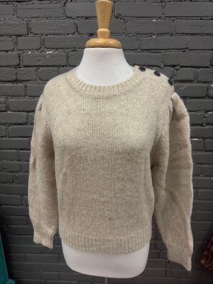 Jenny Button Shoulder Sweater