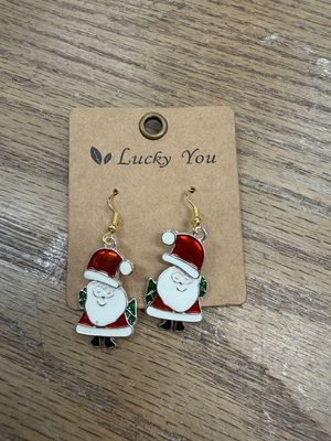 Santa Dangle Earrings