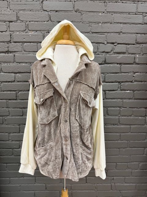 Beth Chenille Hooded Jacket