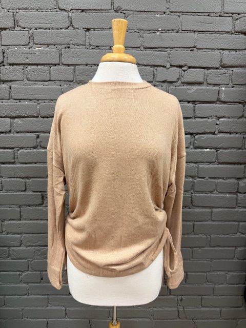 Tabby Taupe Tie Side LS