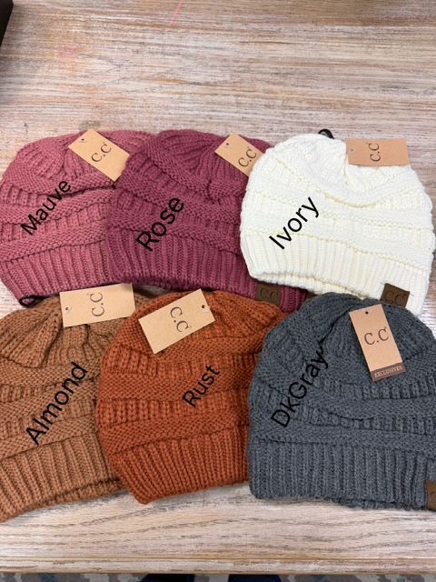 CC Solid Cable Beanie