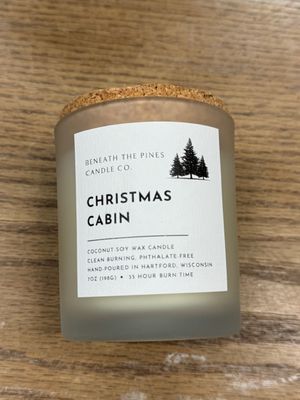 Christmas Cabin Candle