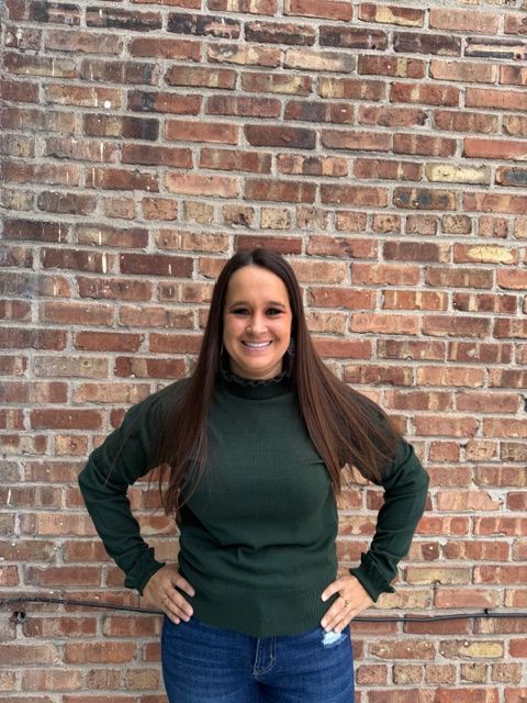 Amelia Hunter Ruffle Mock Neck Sweater