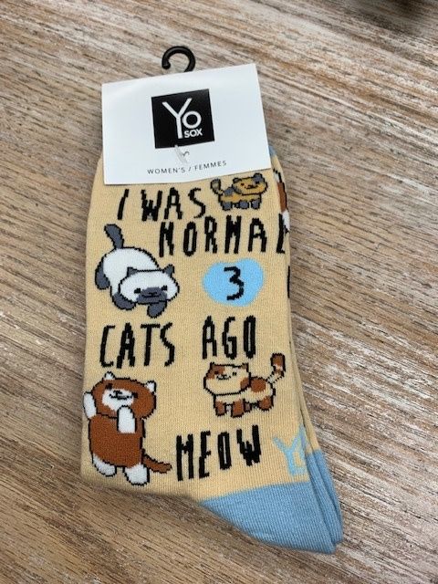 Women's Crew Socks- MeowCats