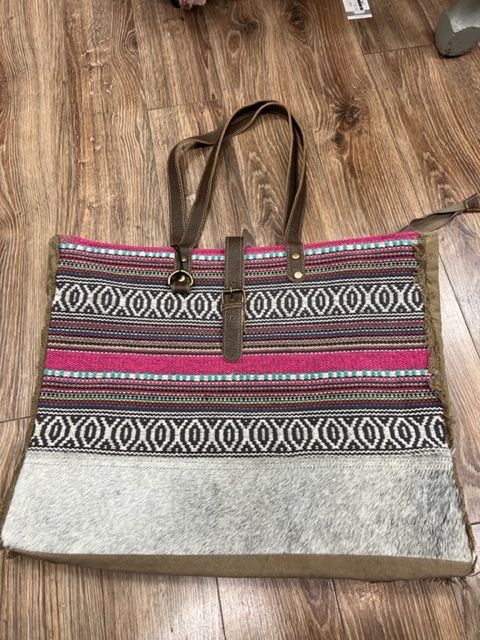 Vibrant Boho Weekender Bag