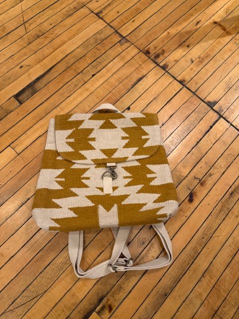 Camel Cream Aztec Backpack