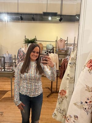 Stella Floral Print LS