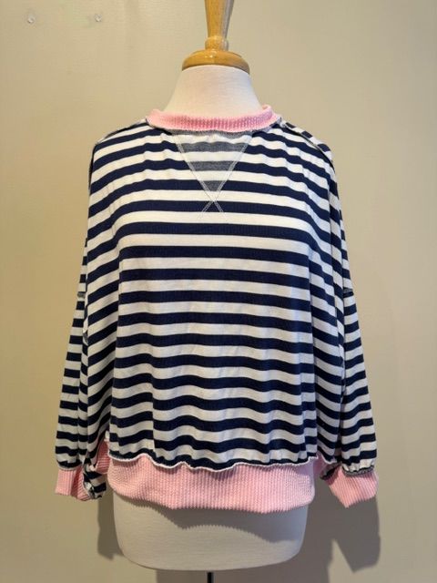 Suri Stripe LS Pullover