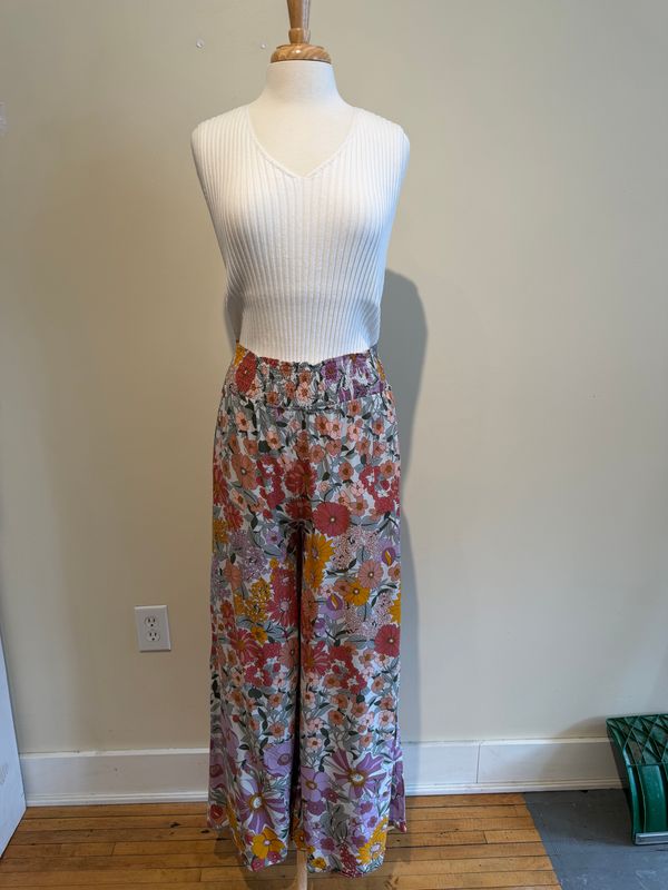 Louisa Floral Wide Leg Pants