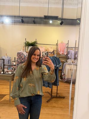 Kate Olive Cheetah LS