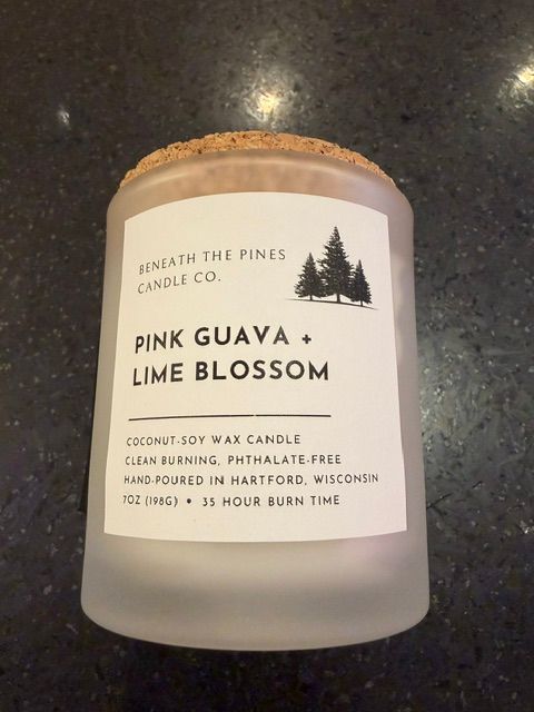 Pink Guava + Lime Candle