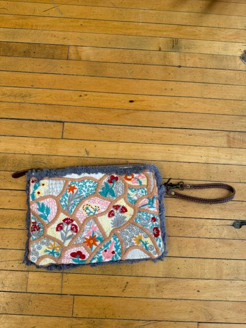 Mosaic Garden Clutch Pouch