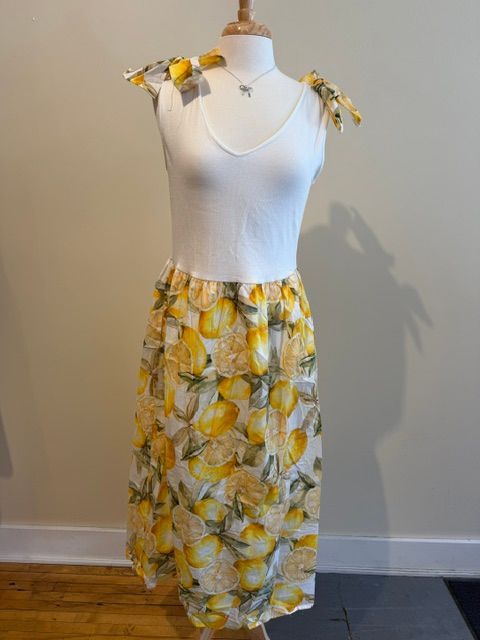 Leona Lemon Midi Dress