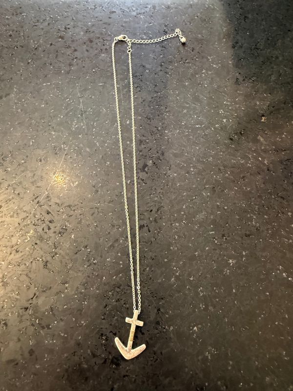 Silver Anchor Necklace