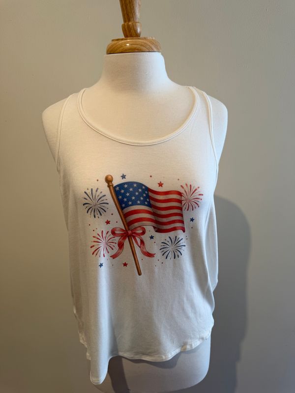 Cindy Flag Graphic Tank