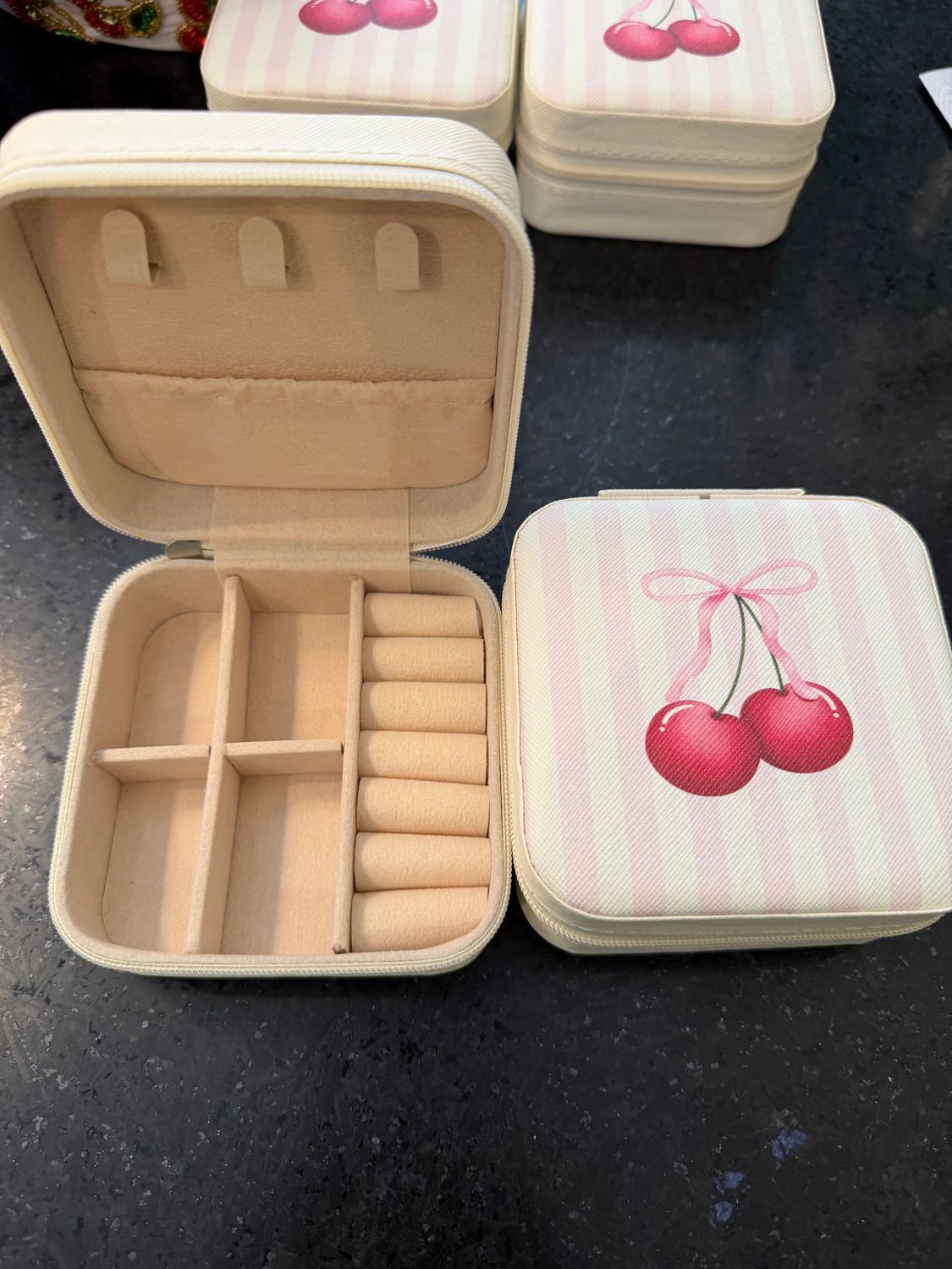 Cherry Zip Travel Organizer