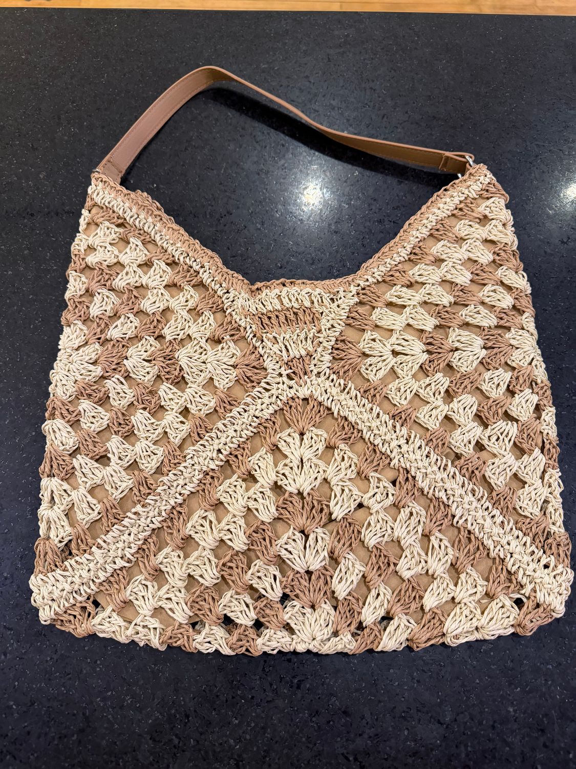 Crochet Weave Boho Handbag