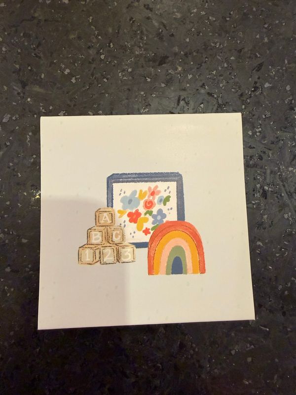 Pop Up Mini Card- Baby Crib