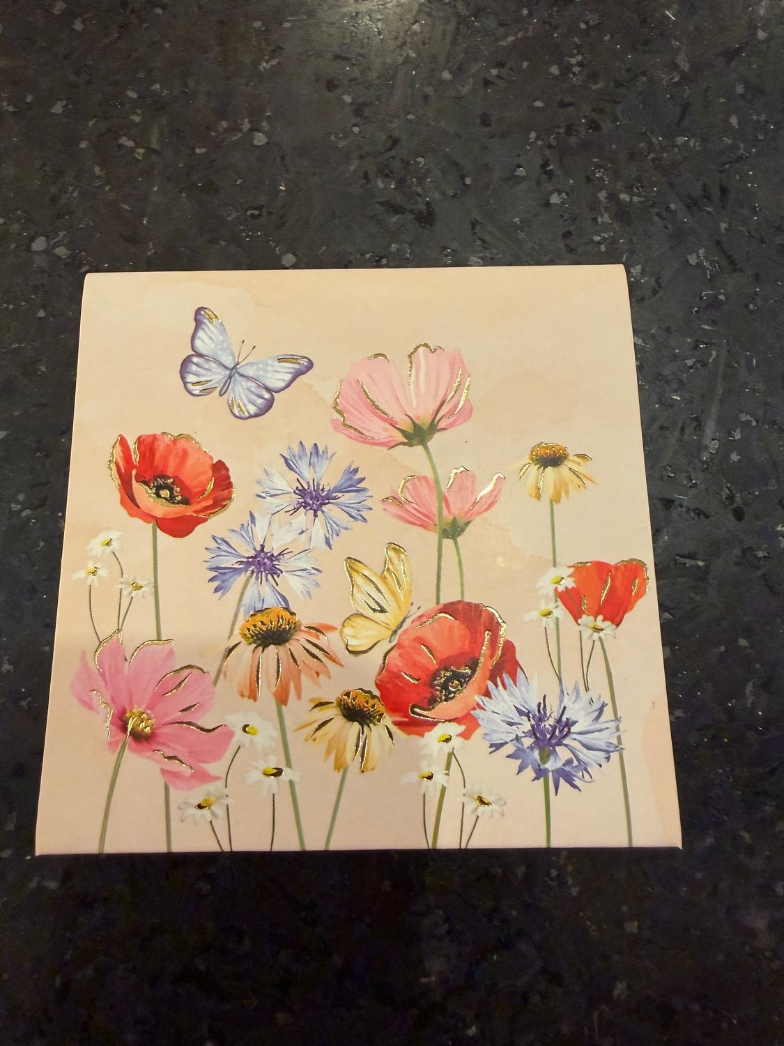 Pop Up Mini Card- Wildflower Meadow