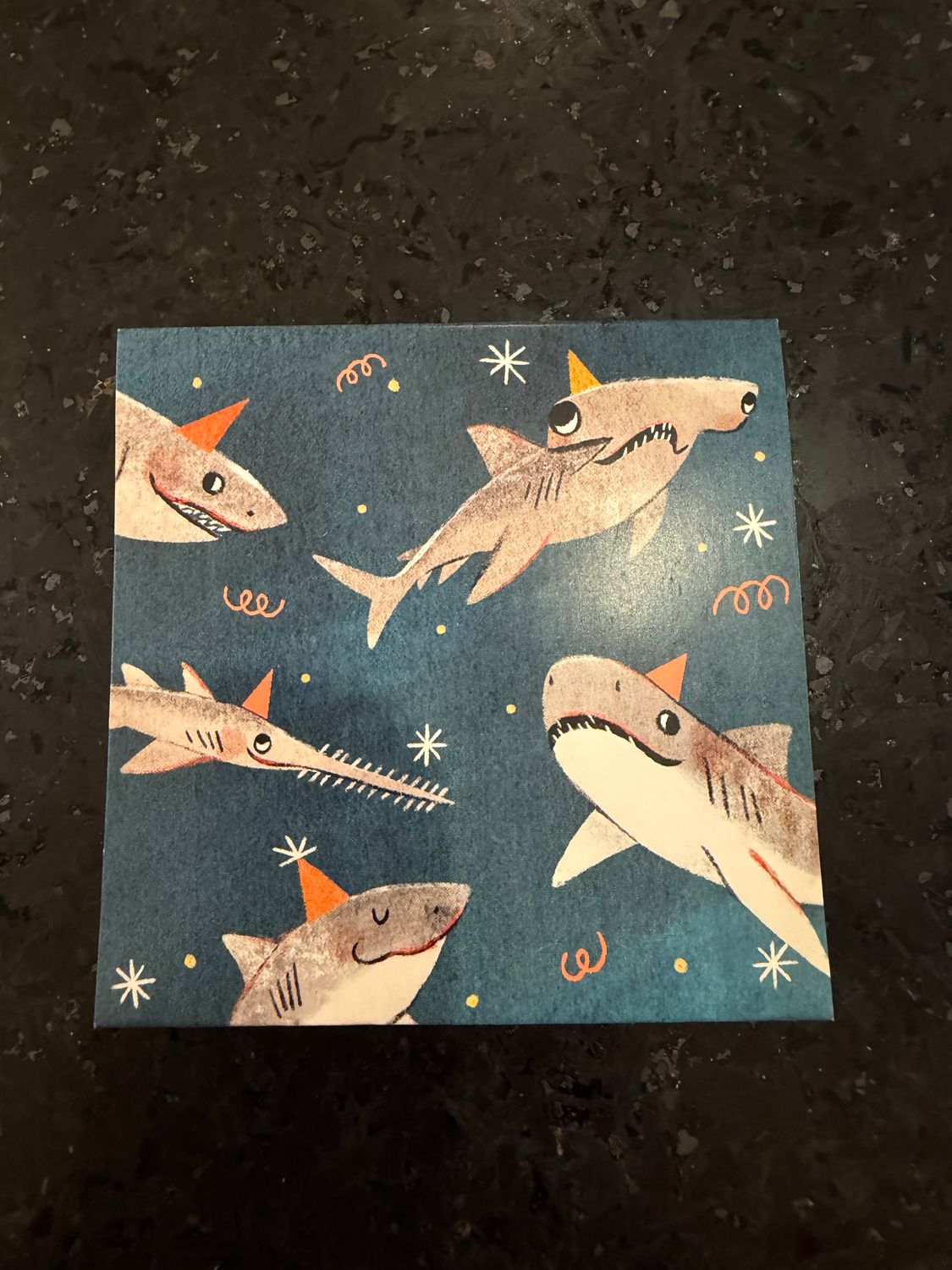 Pop Up Mini Card- Sharks