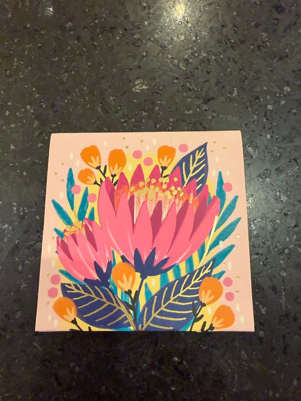 Pop Up Mini Card- Protea