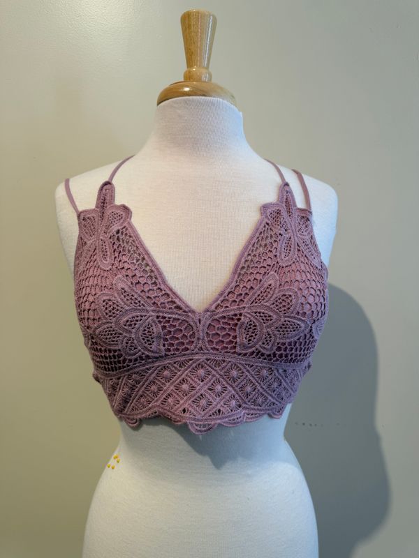Crochet Lace Padded Bralette