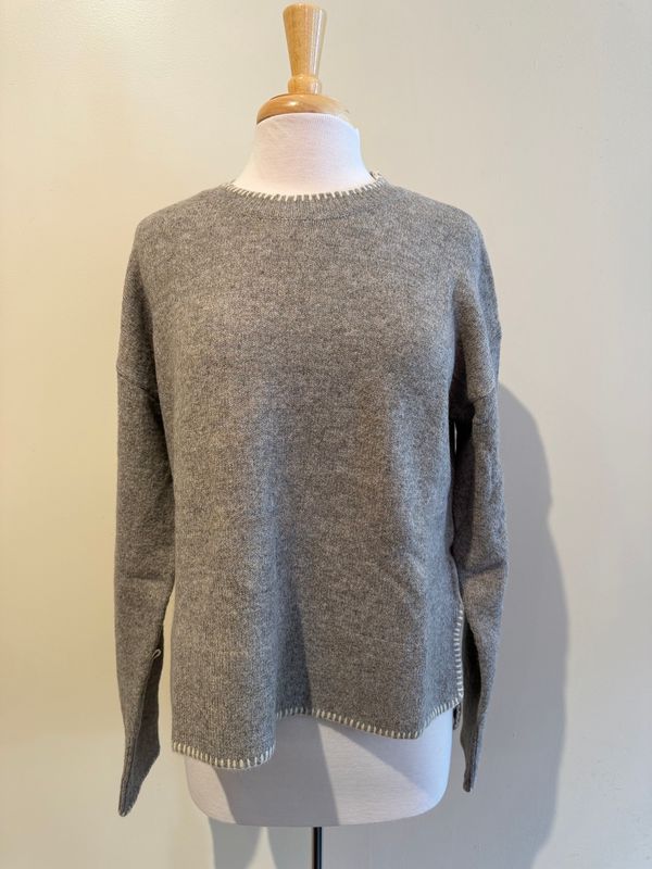Holly HiLow Contrast Stitch Sweater