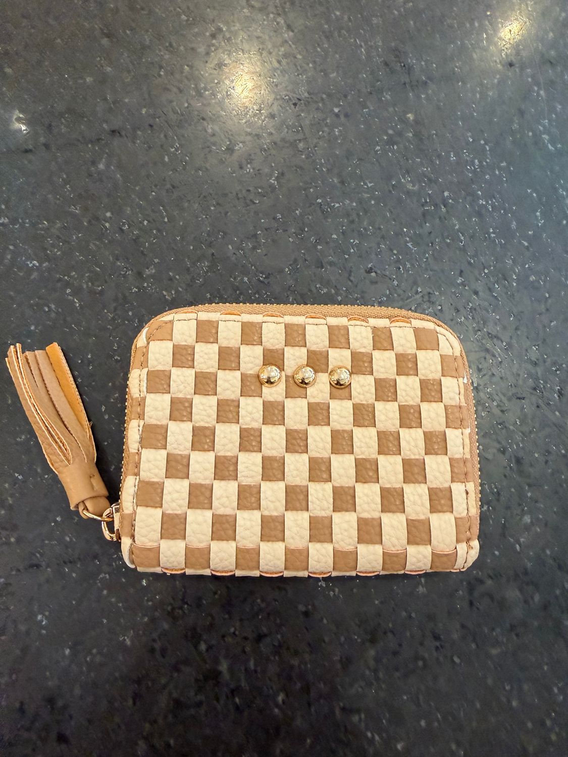Wynona Woven Zip Wallet