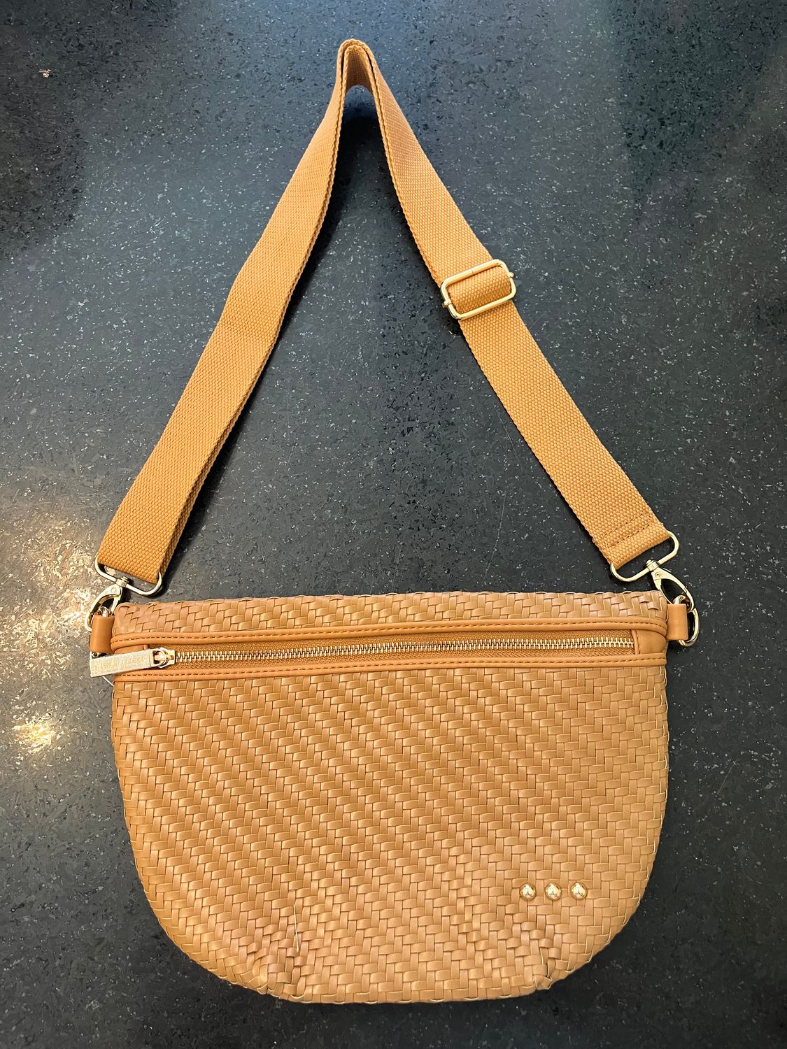 Westlyn Woven Bum Bag, Size: Brown