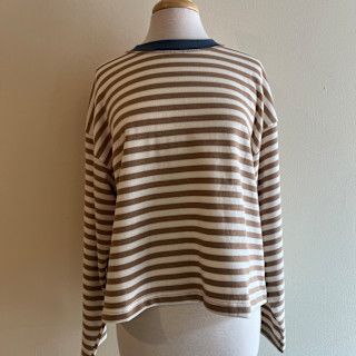 Josie Stripe Boxy Knit LS