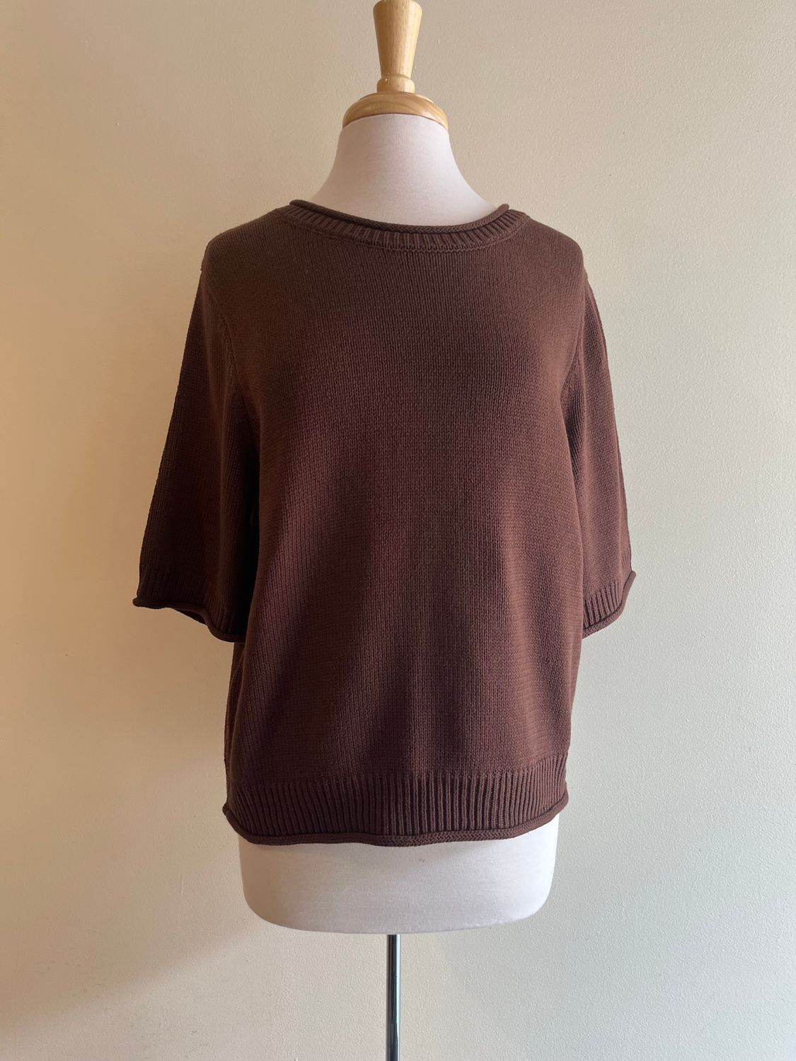 Ruthie Half Sleeve Knit Top, Size: Small
