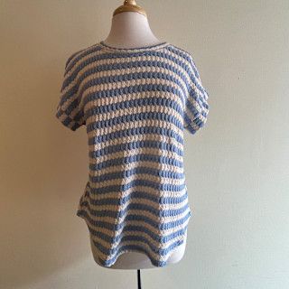 Bobbie Textured Stripe Dolman Top