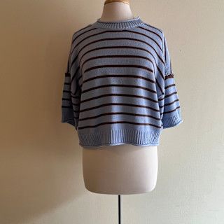 Campbell Stripe Drop Shoulder Top