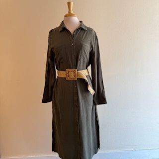 Colbie LS Button Dress