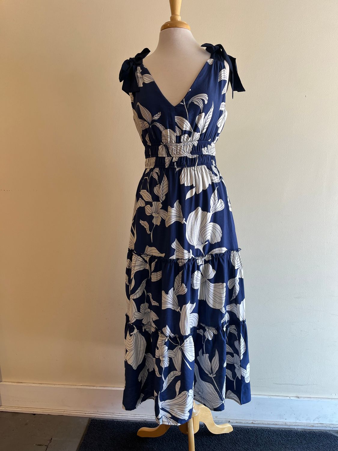 LeAnn Print Tie Dress, Size: Small