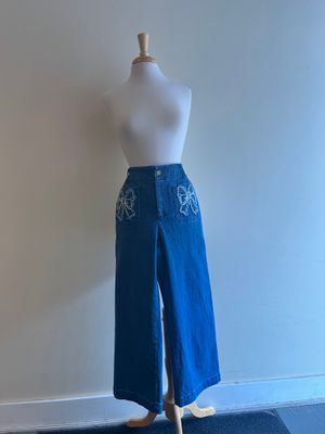 Loretta Bow Embroid Pants