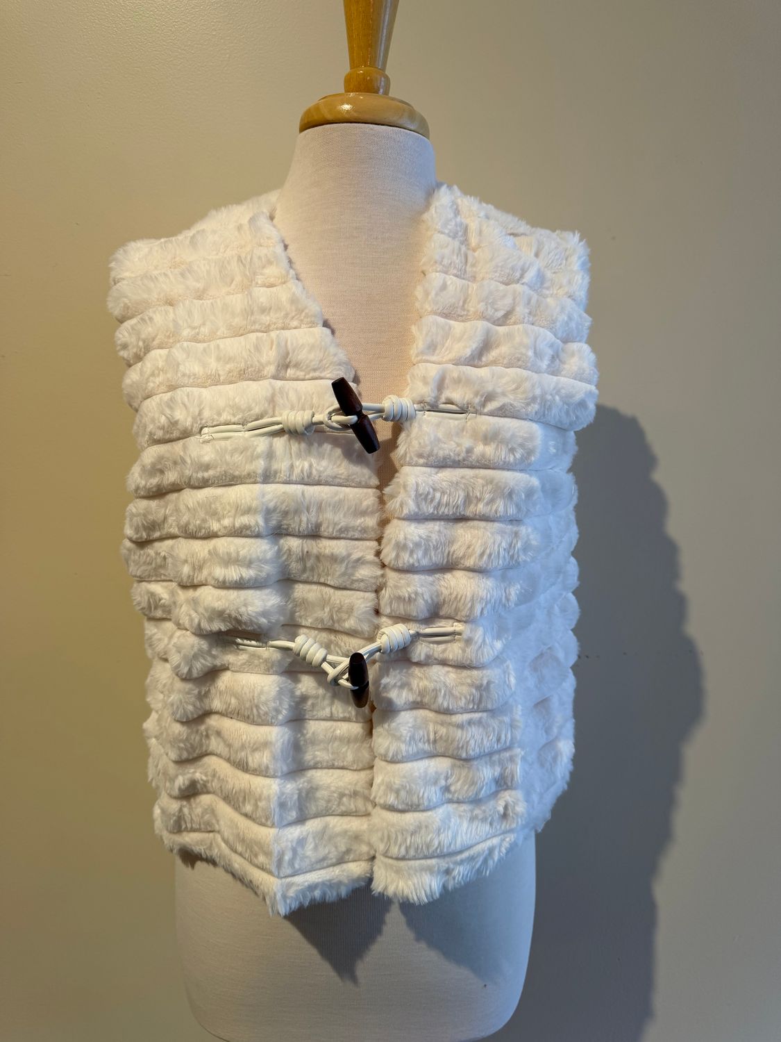 Arlo Faux Fur Toggle Vest