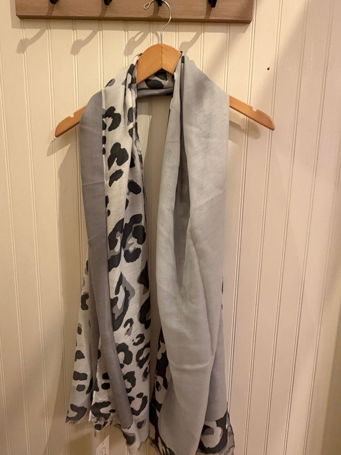 Leopard Block Scarf