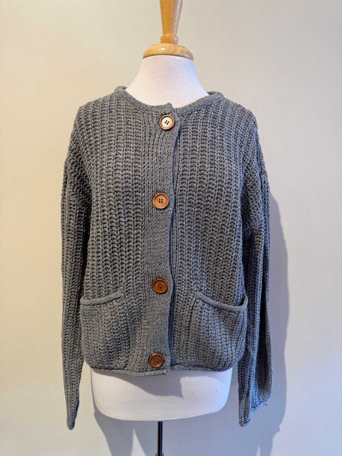 Maya Marble Button Cardi