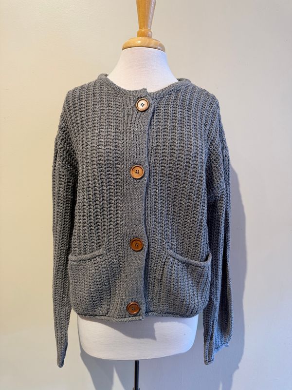 Maya Marble Button Cardi