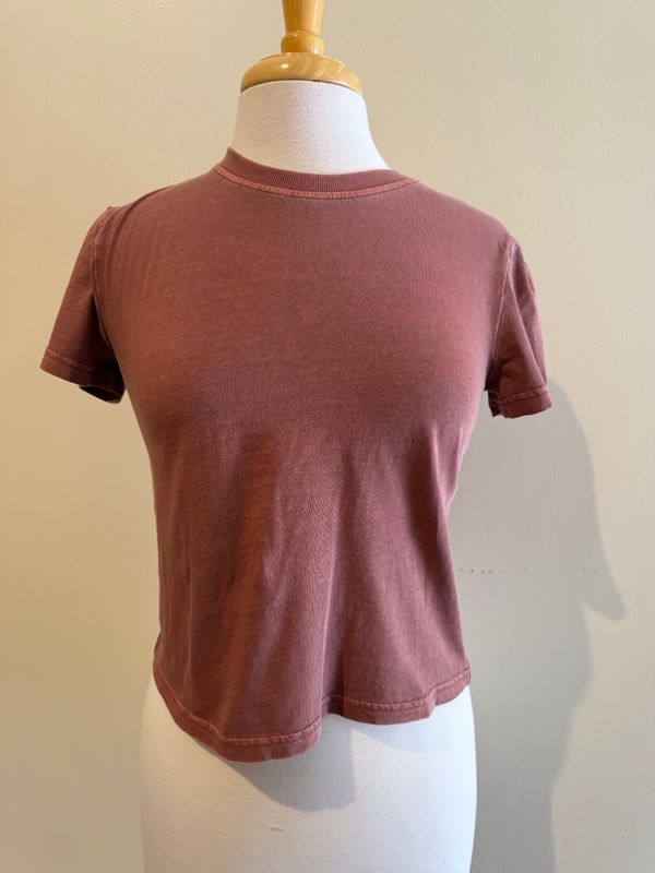 Melba Washed Crop Shirt