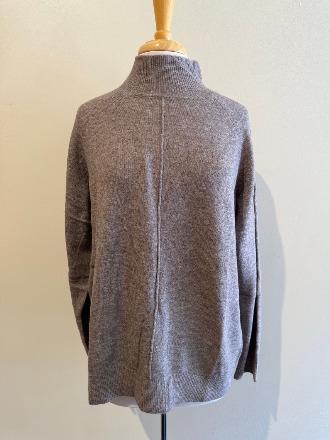 Drew Mock Neck Relaxed Sweater