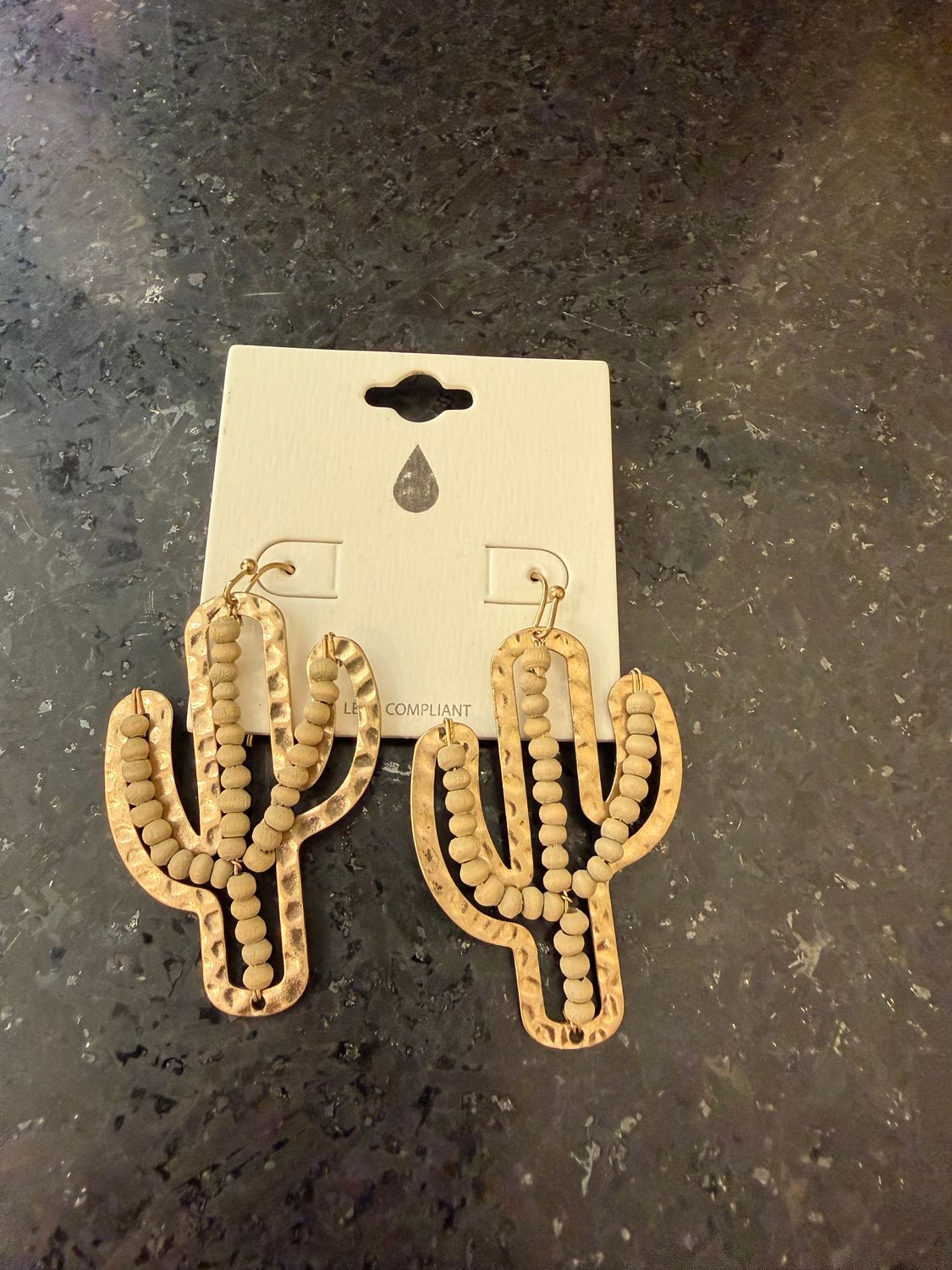 Cactus Beaded Earrings