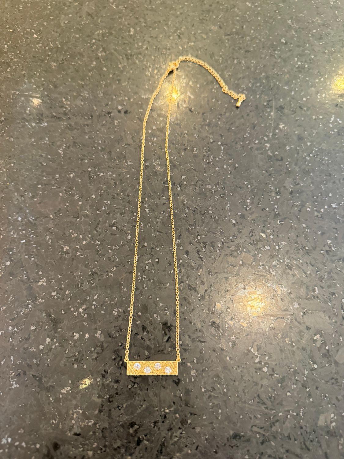 Gold Bar Necklace