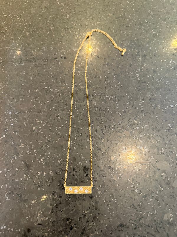 Gold Bar Necklace